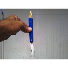Aşı Bıçağı Mavi Plastik Saplı